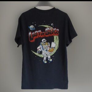 Lost in Slice T-shirt by RetroFit Astronaut Skeleton Moon Size XL